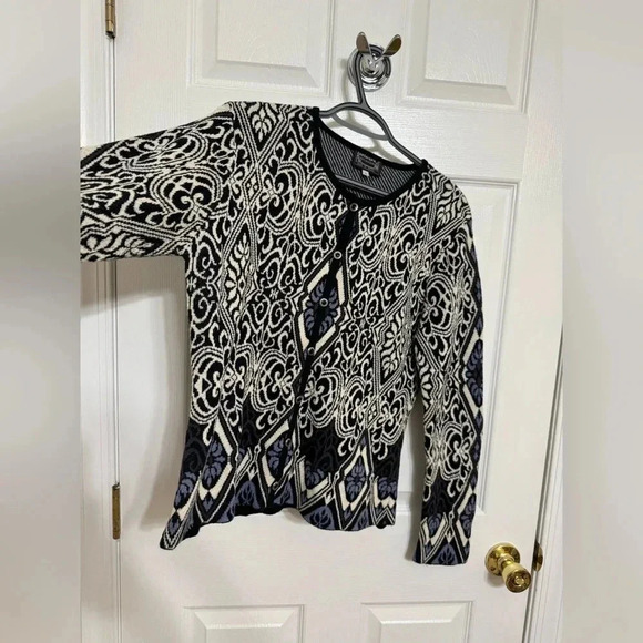 Intiwara | 100% Pima Cotton Button Front Cardigan Size L - Picture 3 of 11